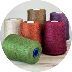 Zephira Wool-Silk 1lb Cones | 2/18 Lace Weight Yarn | 50% Superfine Merino Wool & 50% Tussah Silk