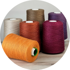 Zephira Wool-Silk 1lb Cones | 2/18 Lace Weight Yarn | 50% Superfine Merino Wool & 50% Tussah Silk