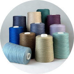 Zephira Wool-Silk 1lb Cones | 2/18 Lace Weight Yarn | 50% Superfine Merino Wool & 50% Tussah Silk