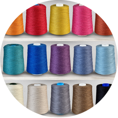 Zephira Wool-Silk 1lb Cones | 2/18 Lace Weight Yarn | 50% Superfine Merino Wool & 50% Tussah Silk
