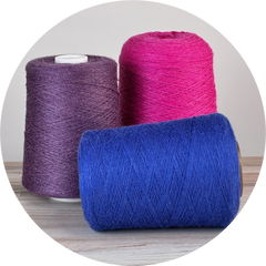 Zephira Wool-Silk 1lb Cones | 2/18 Lace Weight Yarn | 50% Superfine Merino Wool & 50% Tussah Silk