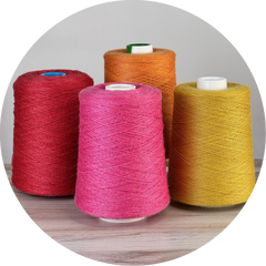 Zephira Wool-Silk 1lb Cones | 2/18 Lace Weight Yarn | 50% Superfine Merino Wool & 50% Tussah Silk