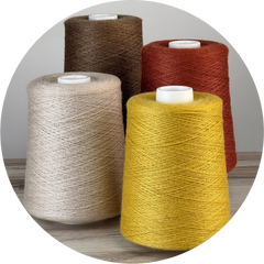 Zephira Wool-Silk 1lb Cones | 2/18 Lace Weight Yarn | 50% Superfine Merino Wool & 50% Tussah Silk