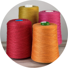 Zephira Wool-Silk 1lb Cones | 2/18 Lace Weight Yarn | 50% Superfine Merino Wool & 50% Tussah Silk