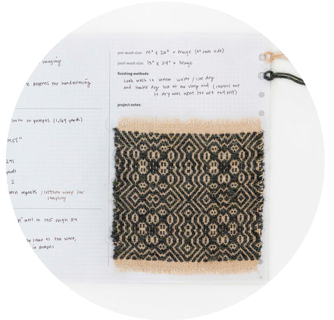 Weaver Notes - 4 shaft loom, by Rachel Snack