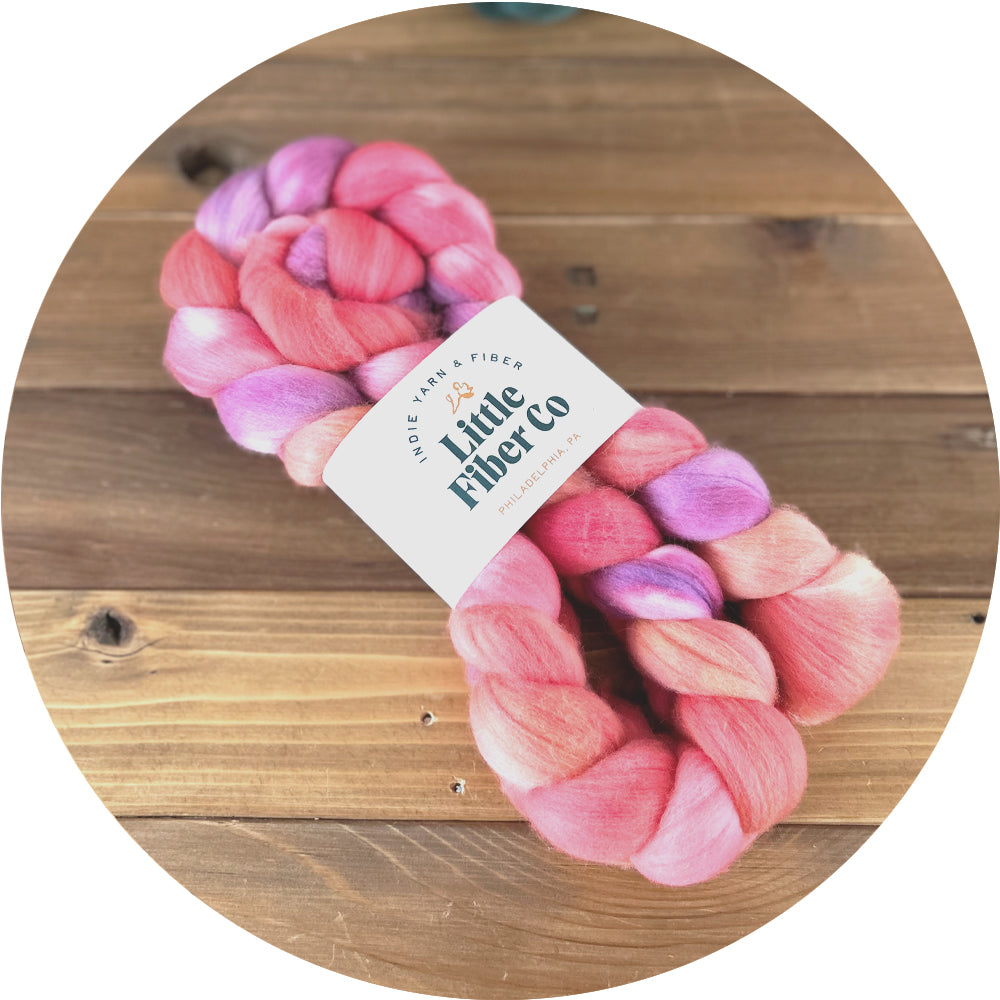 Dyed Spinning Fiber by Little Fiber Co.