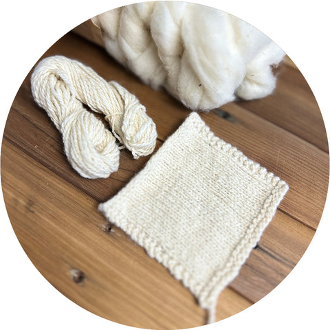 Locally Processed Spinning Fiber