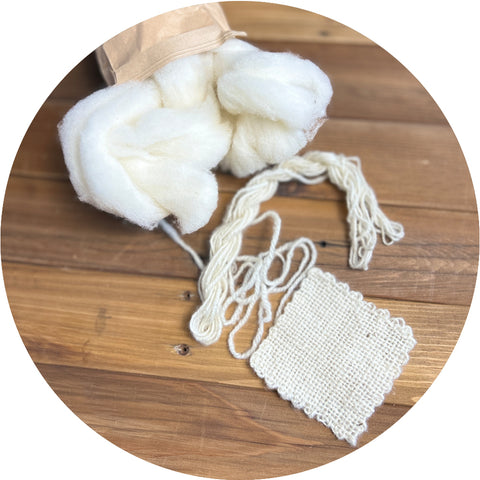 Locally Processed Spinning Fiber