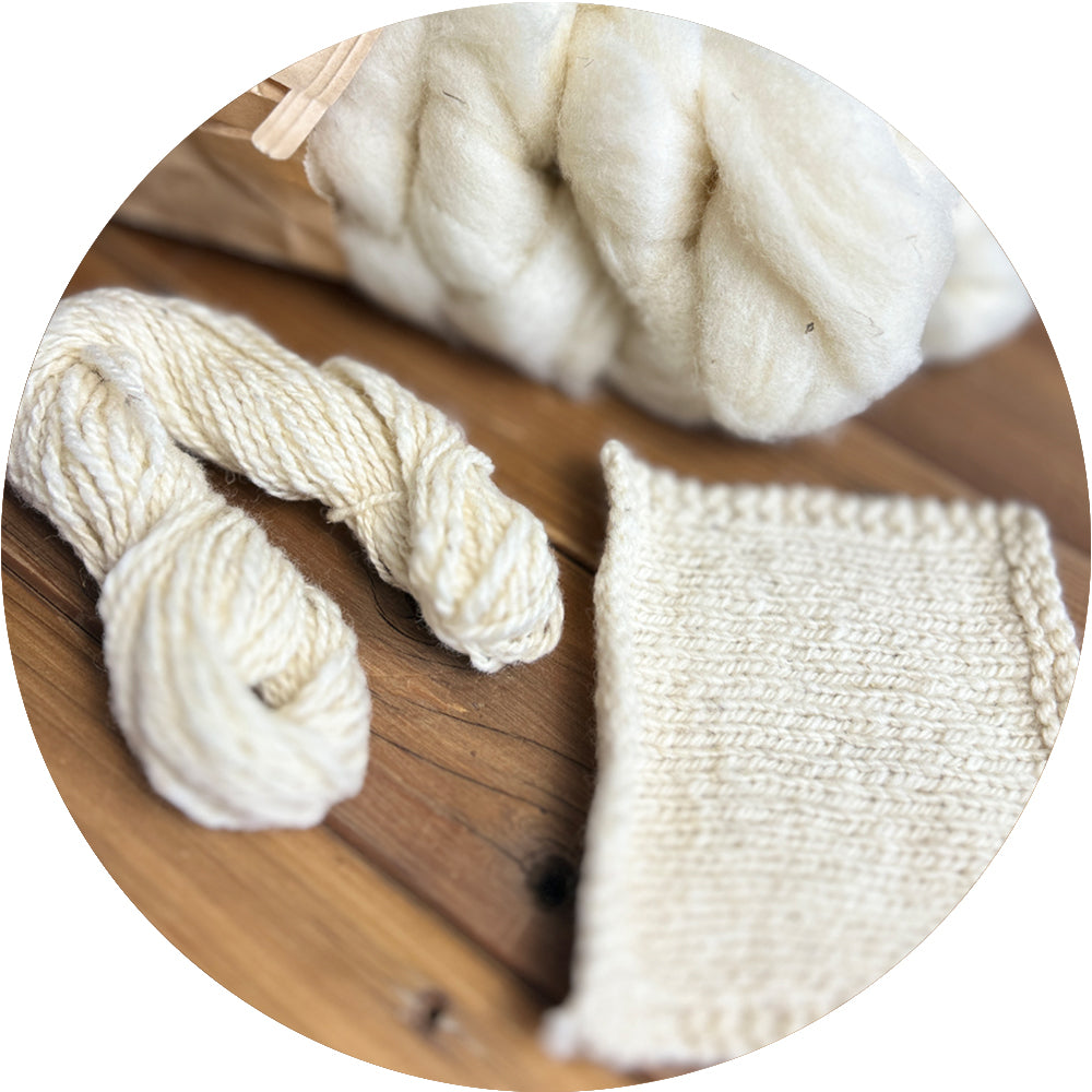 Locally Processed Spinning Fiber