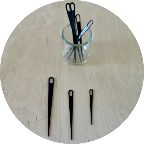 Hand forged Tapestry Needles